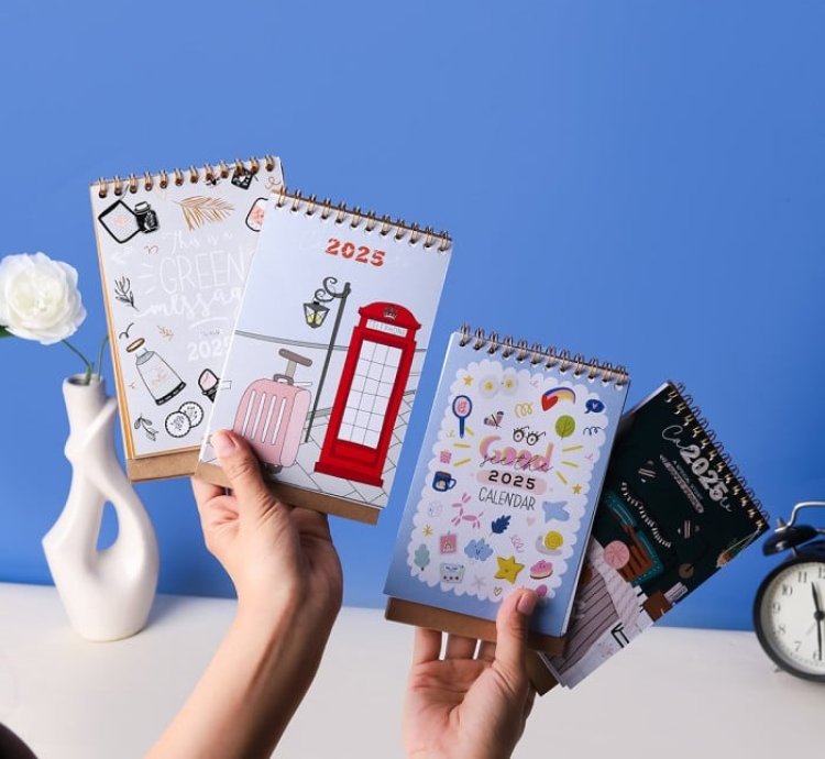 CALENDAR 2025/AESTHETIC DESK CALENDAR/A6