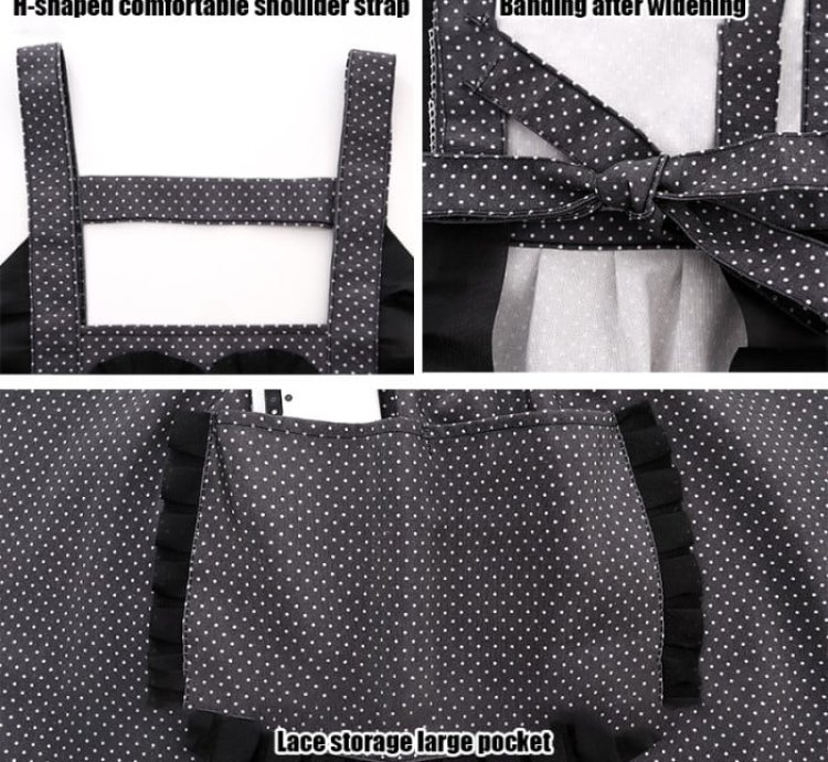 Cotton Cooking Apron / Korean Motif