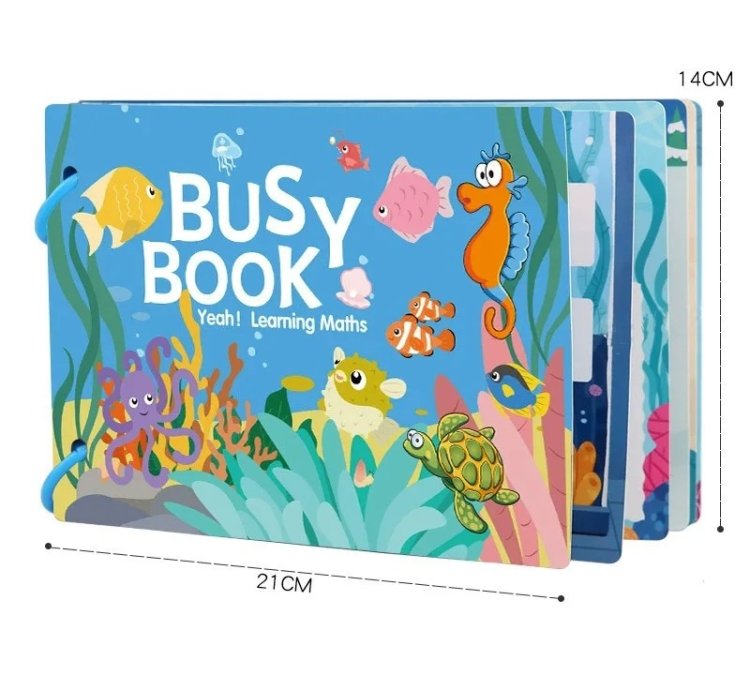 Montessori Baby Busy Book My First Quiet Book Toys for Children
