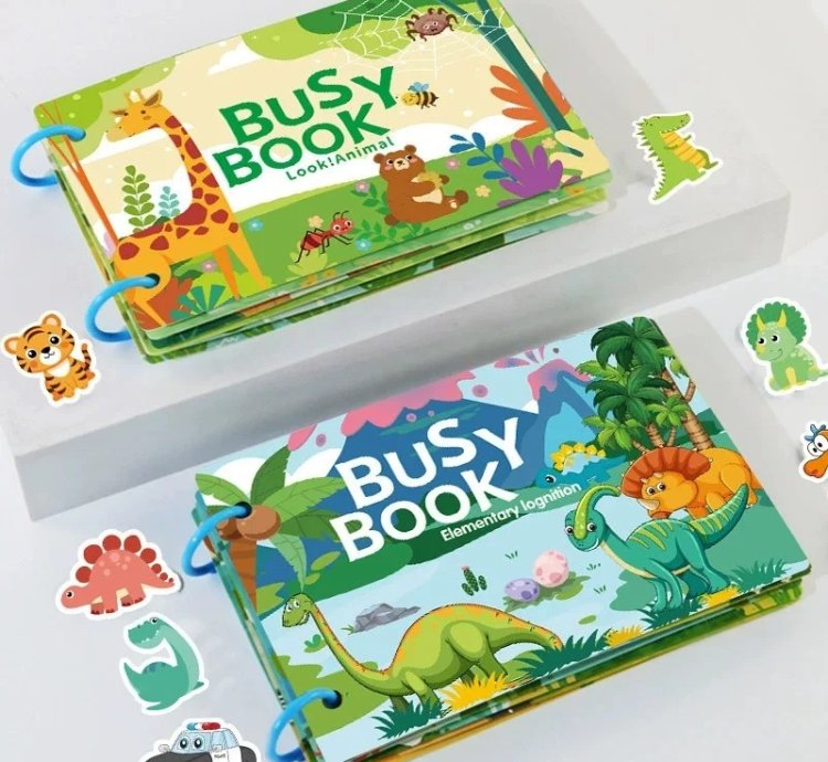Montessori Baby Busy Book My First Quiet Book Toys for Children