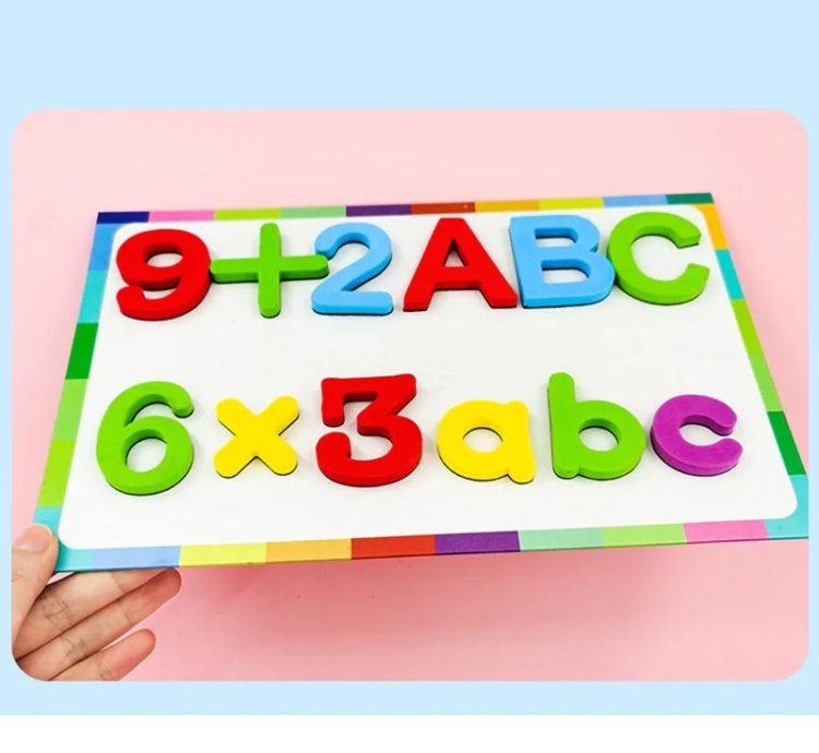 Magnetic Alphabet Letters EVA Foam Refrigerator Stickers Toddlers