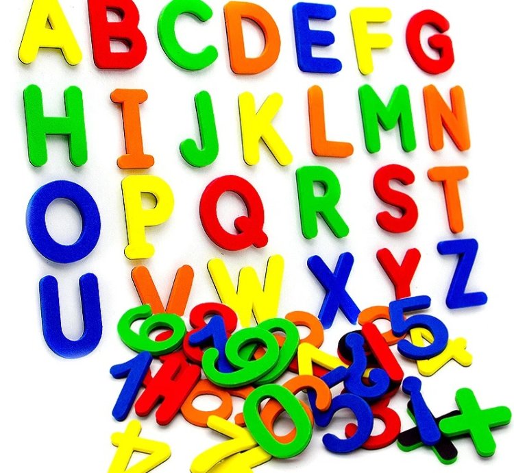 Magnetic Alphabet Letters EVA Foam Refrigerator Stickers Toddlers