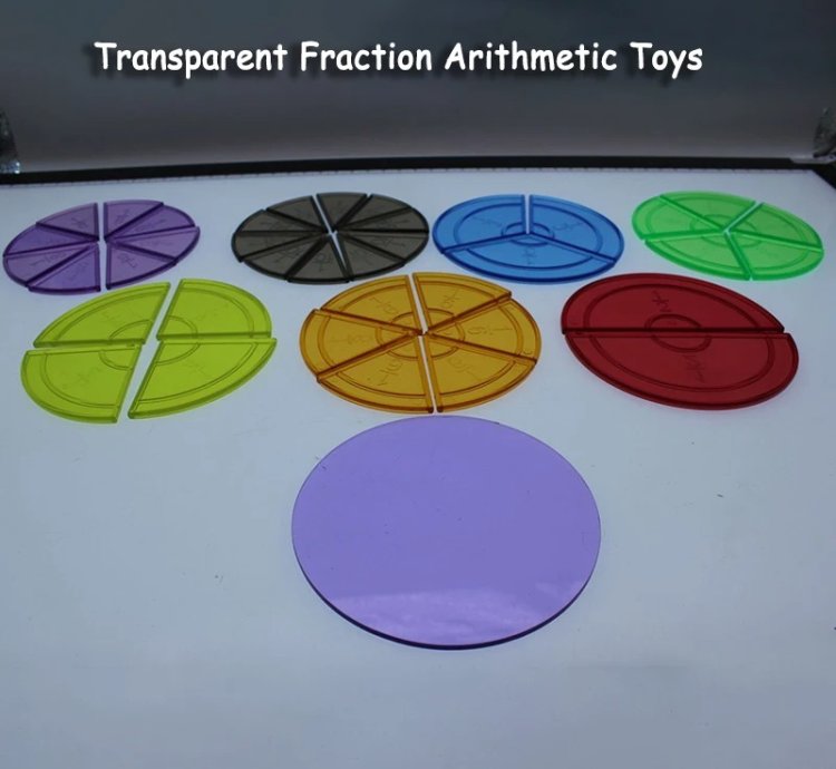 Montessori Math Didactic Materials Kids Translucent Geometric Shape