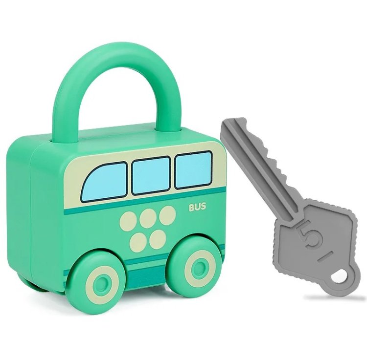 Children Learning Locks with Keys Numbers Matching Counting Montessori Educational Toys