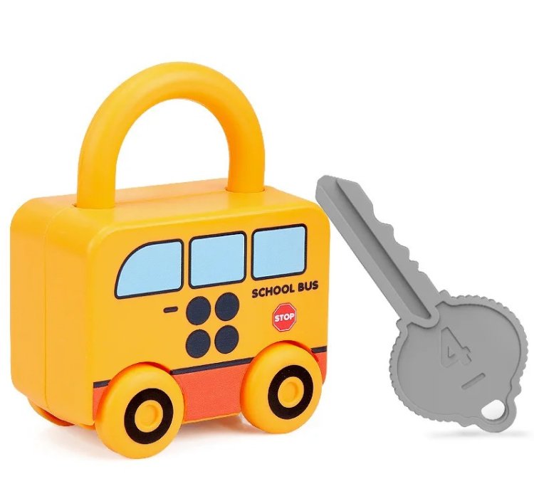 Children Learning Locks with Keys Numbers Matching Counting Montessori Educational Toys
