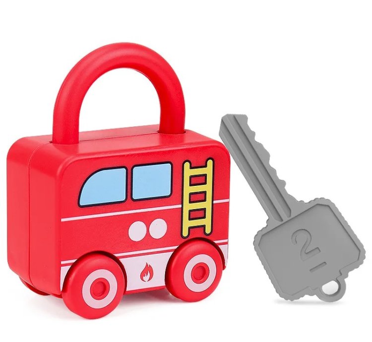 Children Learning Locks with Keys Numbers Matching Counting Montessori Educational Toys