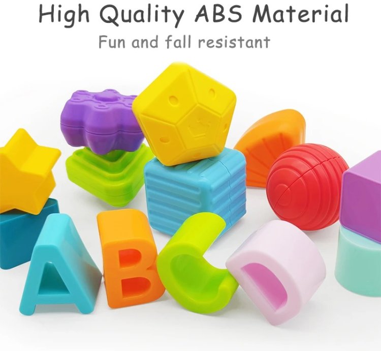 Baby Shape Sorting Toys Children Montessori Educational Toys Colorful