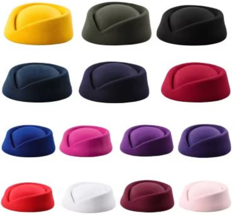 Beret Hat Caps Airline Stewardess