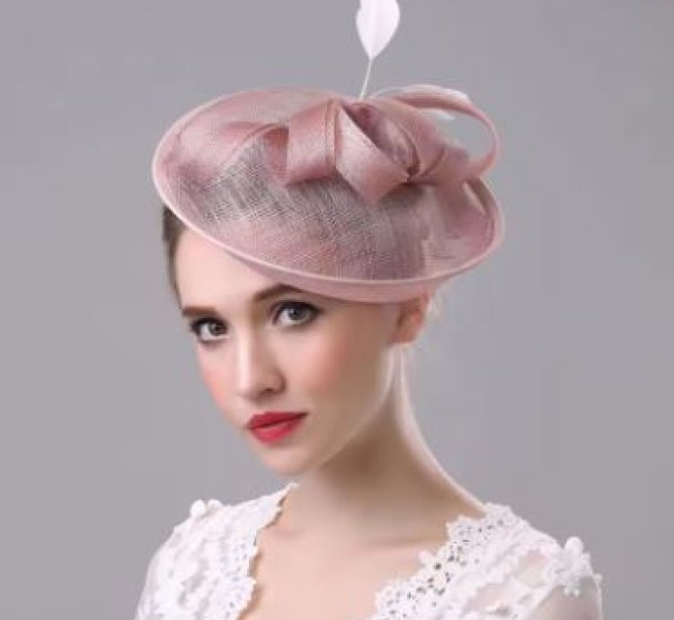 Lady Fascinator Elegant Yarn Mesh Fedoras
