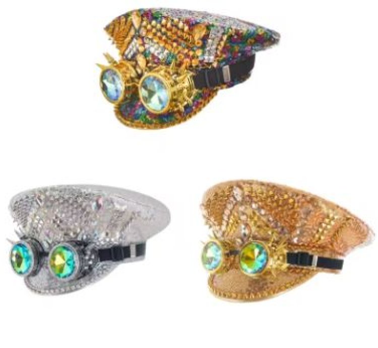 Steampunk Hat with Goggles