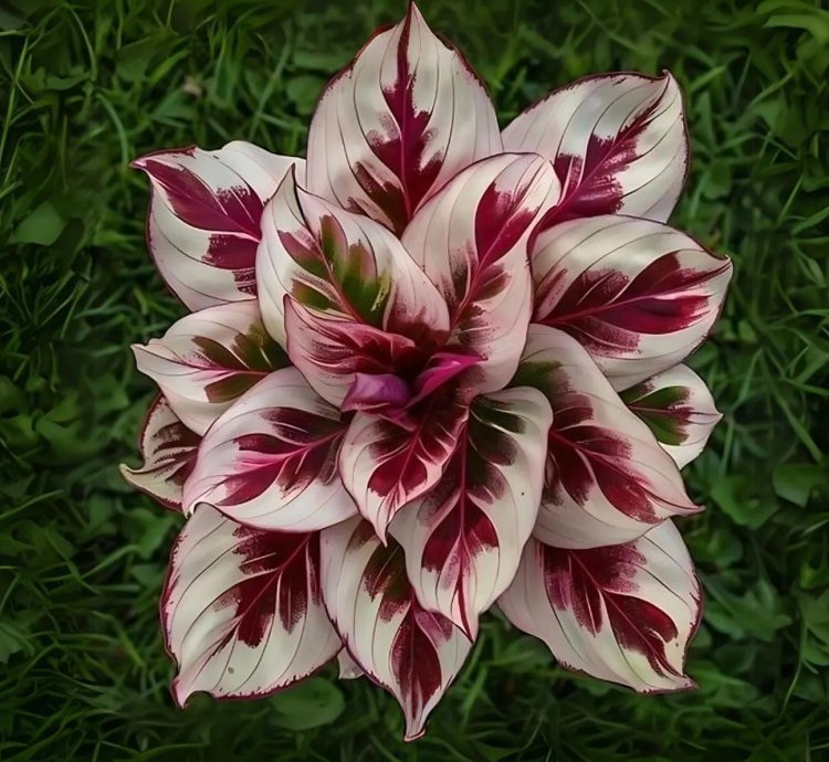 Crimson Calathea Seeds – Vibrant Tropical Foliage Houseplant for Home Garden