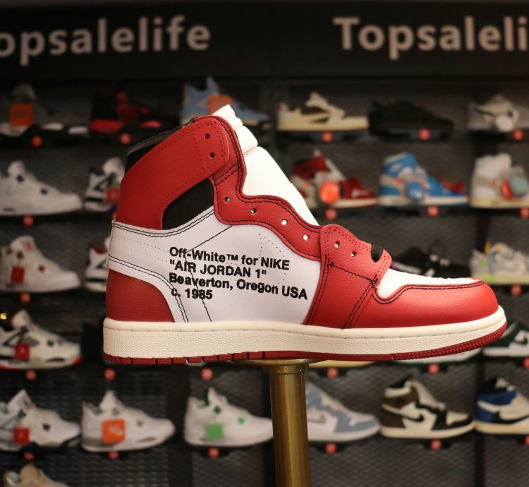 Men's Off-White x Air Jordan 1 Retro High OG 'Chicago