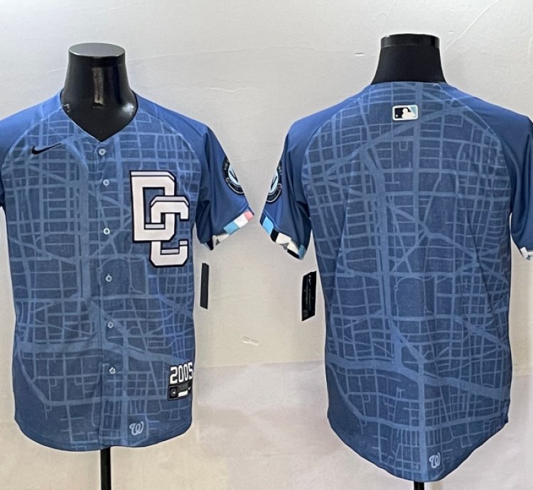 Washington Nationals Team Blue 2025 City Connect Limited Jersey