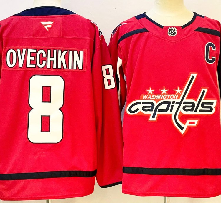 Washington Capitals Alexander Ovechkin Red Home Premium Jersey