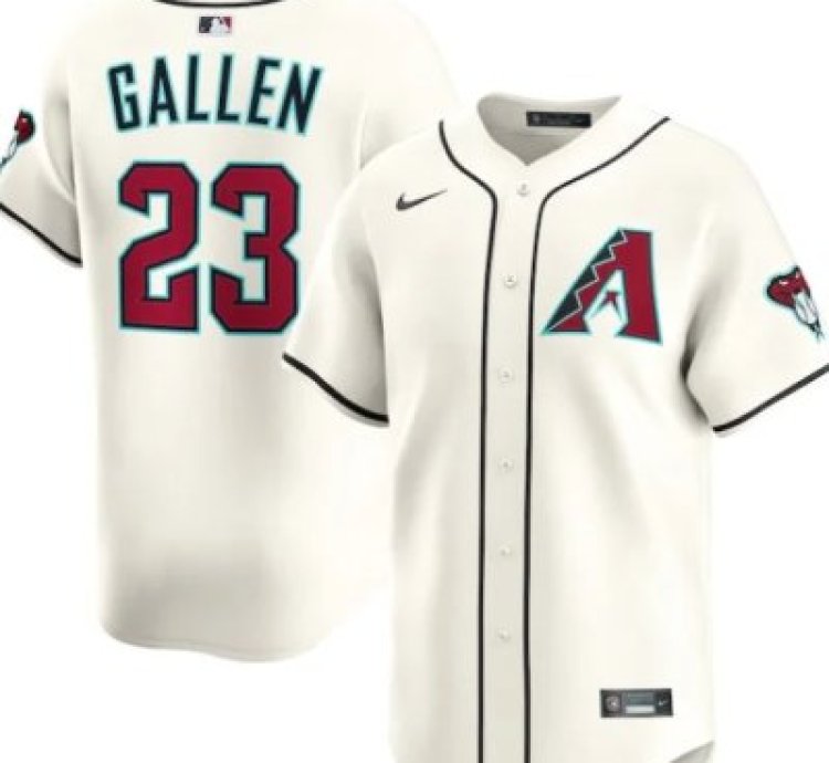 Zac Gallen Arizona Diamondbacks Nike Alternate Limited Player Jersey - Cream