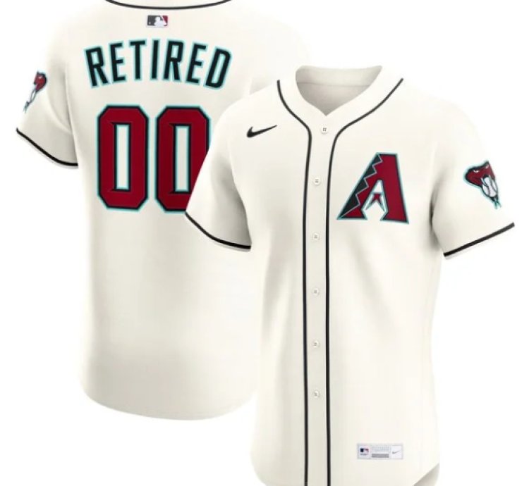 Arizona Diamondbacks Nike Home Elite Pick-A-Player Retired Roster Jersey - Cream