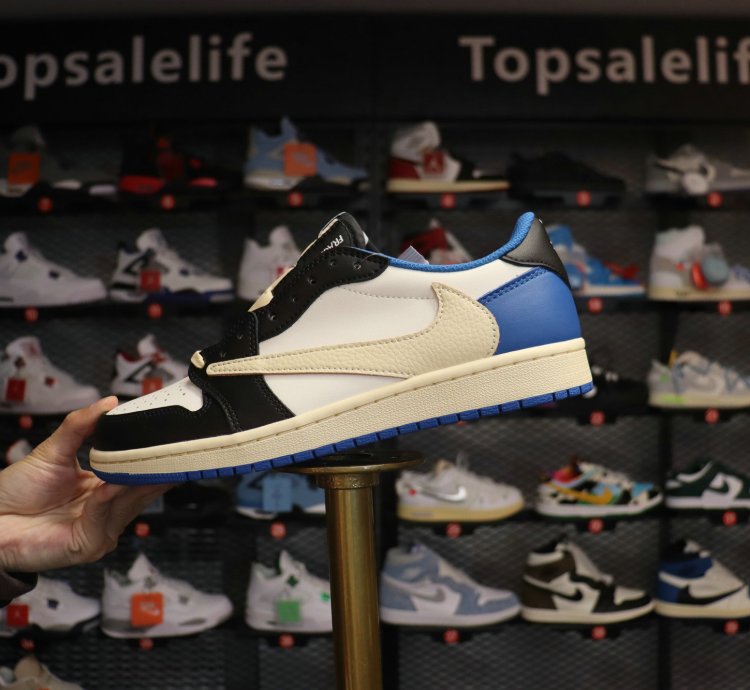 Men's Air Jordan x Travis Scott x Fragment 1 Low