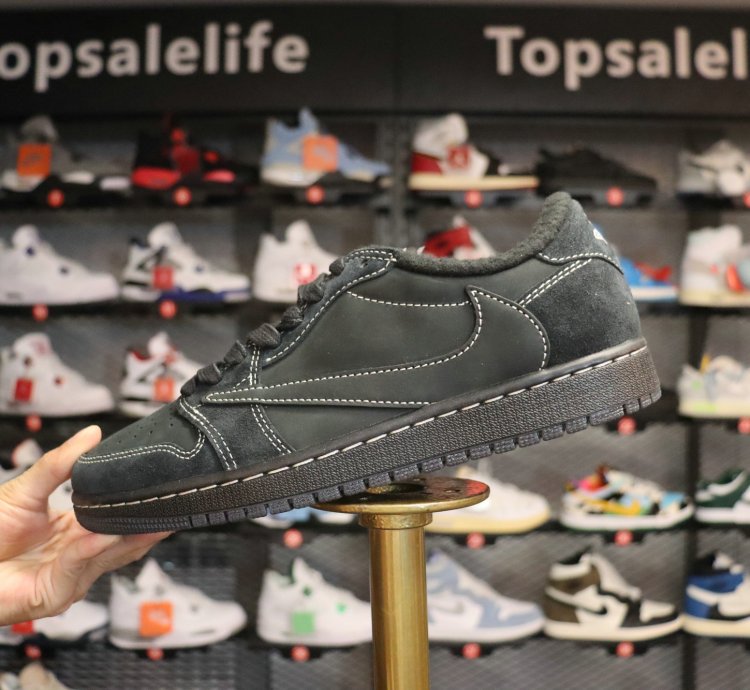 Travis Scott x Air Jordan 1 Low OG SP "Black Phantom Men's