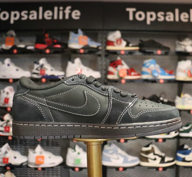 Travis Scott x Air Jordan 1 Low OG SP "Black Phantom Men's