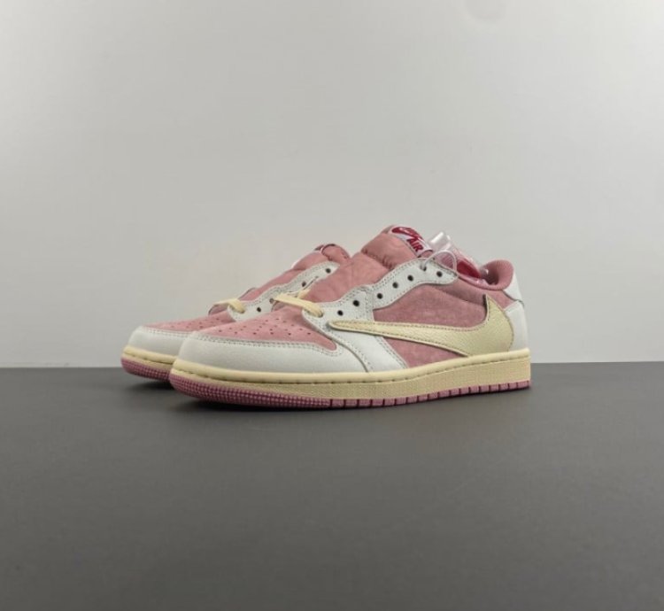 Travis Scott x Air Jordan 1 Low OG Shy Pink