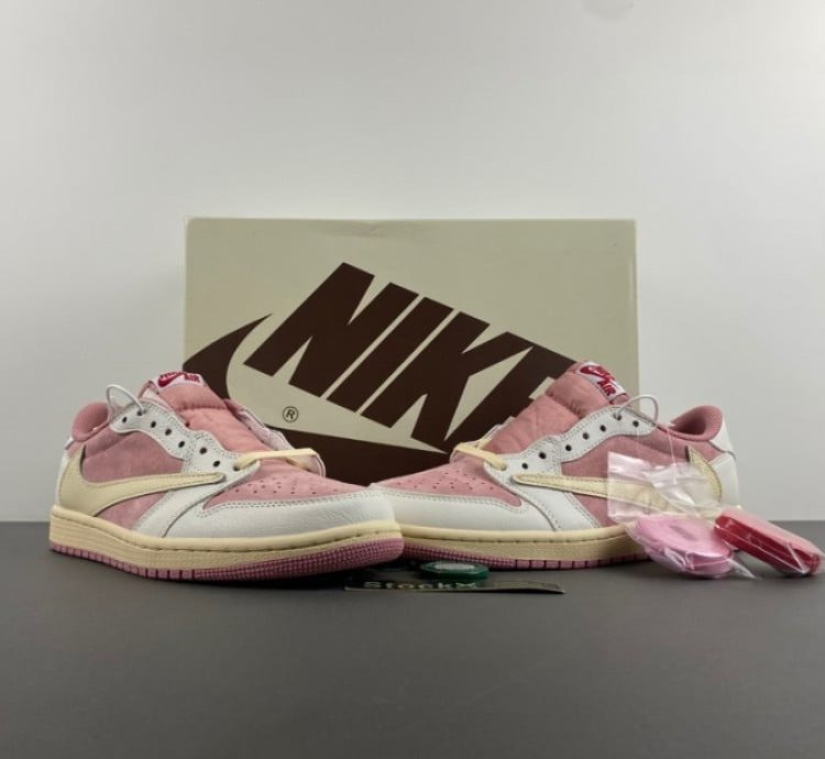Travis Scott x Air Jordan 1 Low OG Shy Pink