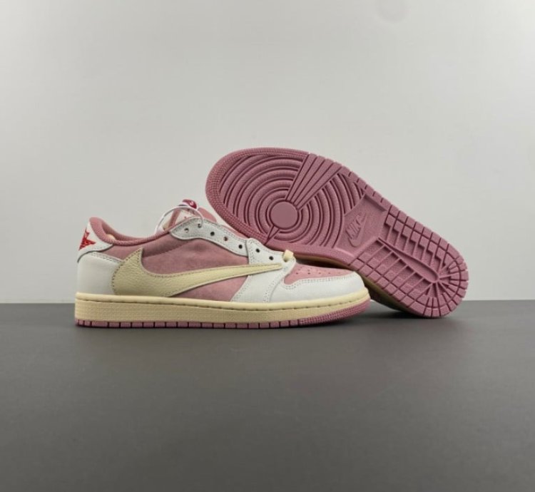 Travis Scott x Air Jordan 1 Low OG Shy Pink