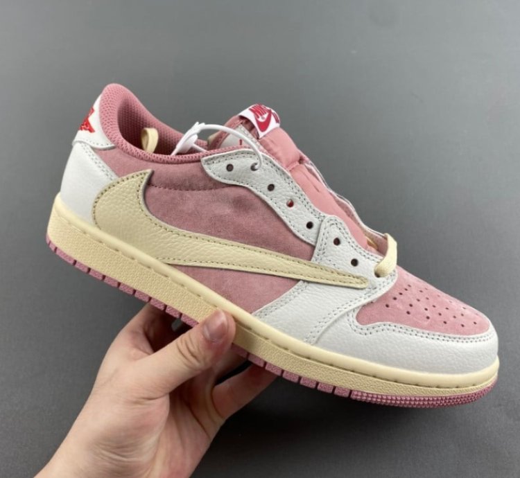 Travis Scott x Air Jordan 1 Low OG Shy Pink