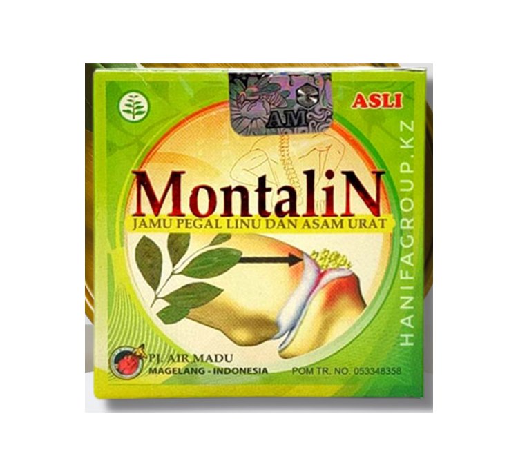 Montalin Herbal Gout Medicine 1 Box