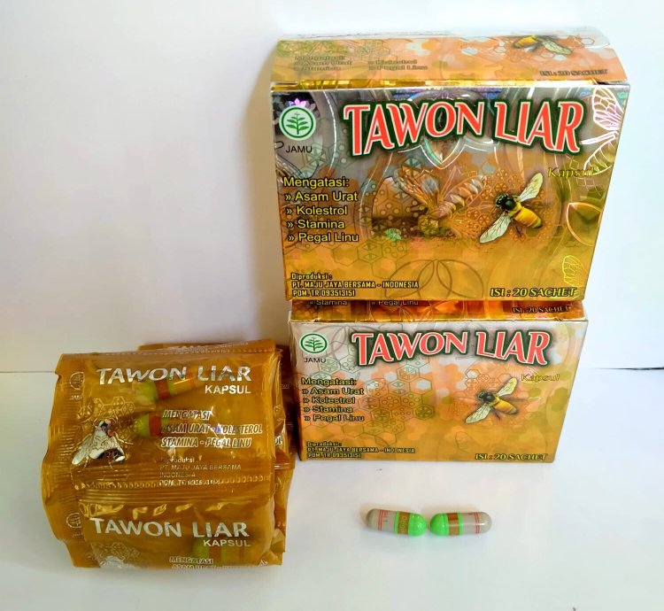 Tawon Liar Capsules Herbal Remedy For Immunity Stamina Joint Health