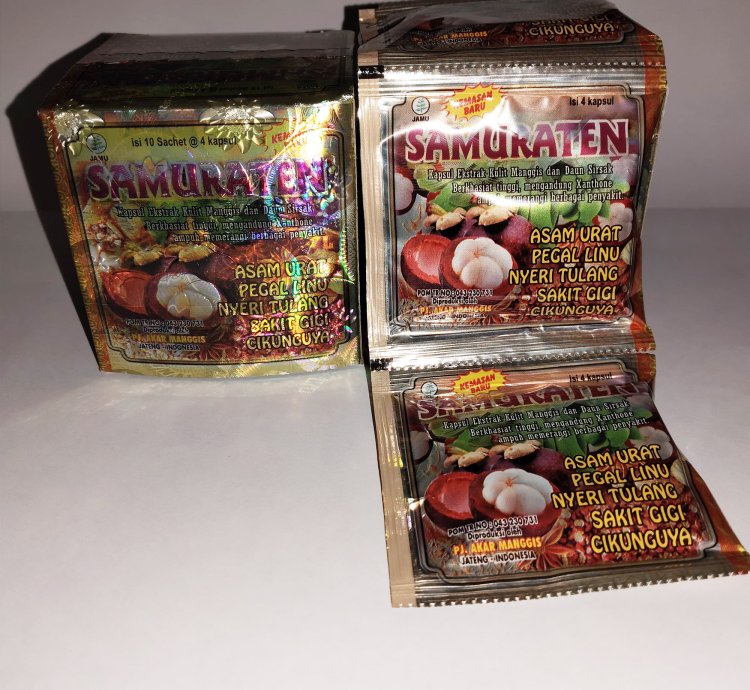 Samuraten Capsules – Relief for Gout, Rheumatism, Bone Pain, Toothache