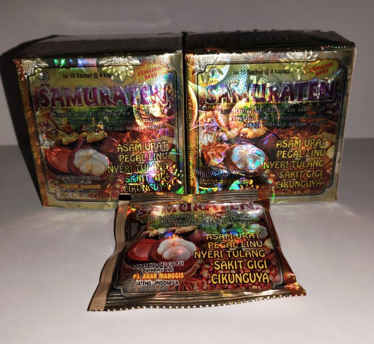 Samuraten Capsules – Relief for Gout, Rheumatism, Bone Pain, Toothache