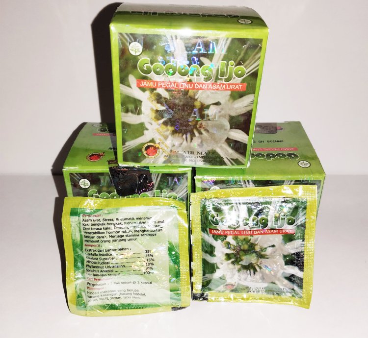 Godong Ijo Capsules – Herbal Remedy for Gout, Cholesterol, Rheumatism