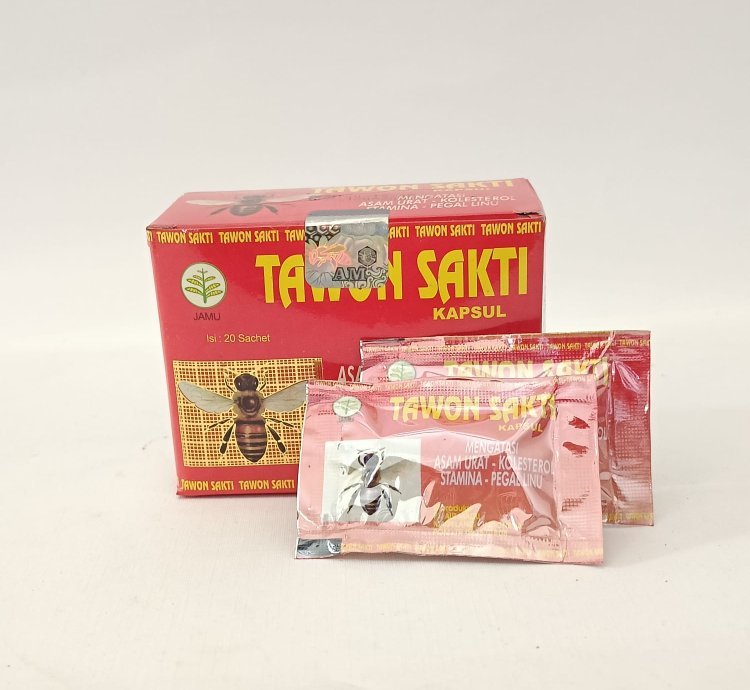Tawon Sakti Herbal Capsules Boost Stamina Treat Gout Rheumatism Cholesterol