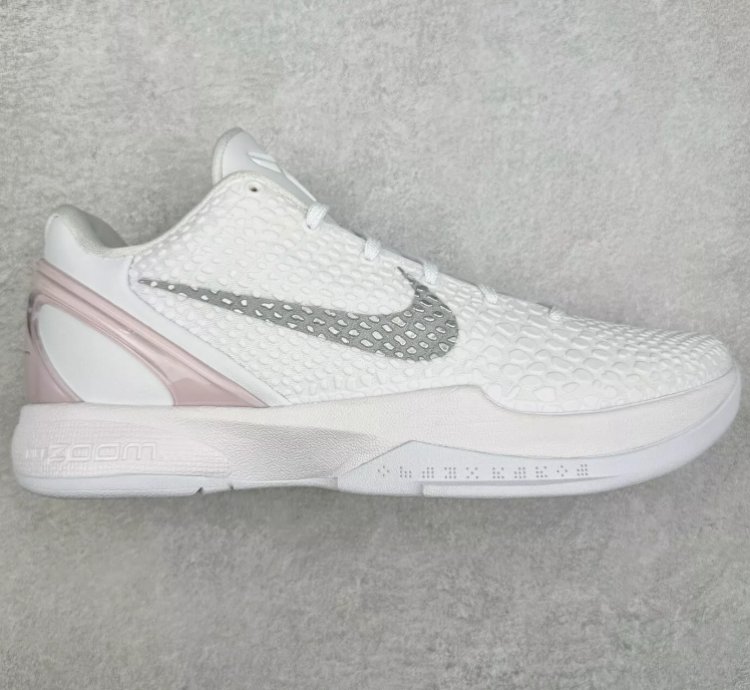 Nike Kobe 6 Protro Mens Womens Basketball Shoes White