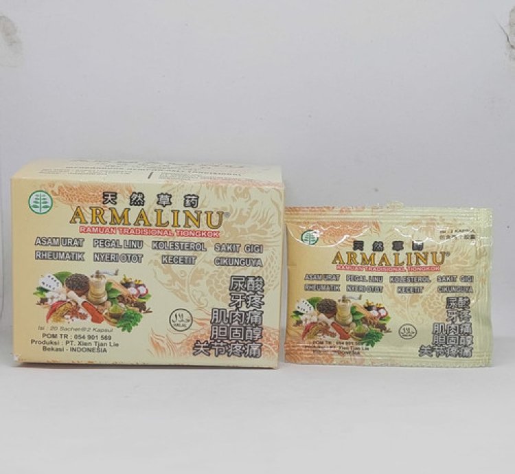 Armalinu Original Herbal Capsules Effective for Rheumatic Gout Pain
