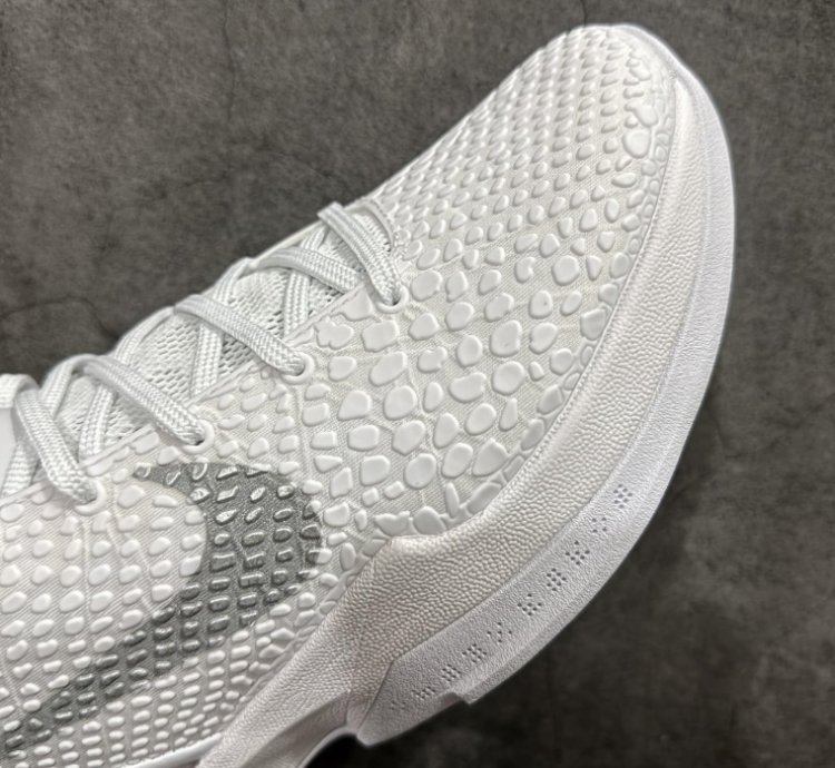 Nike Kobe 6 Protro White Colorway Sneakers