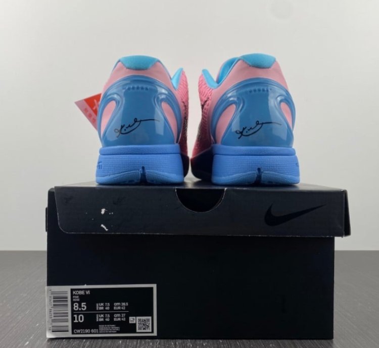 Nike Kobe 6 Protro Pink Blue Black-White