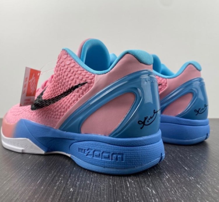 Nike Kobe 6 Protro Pink Blue Black-White