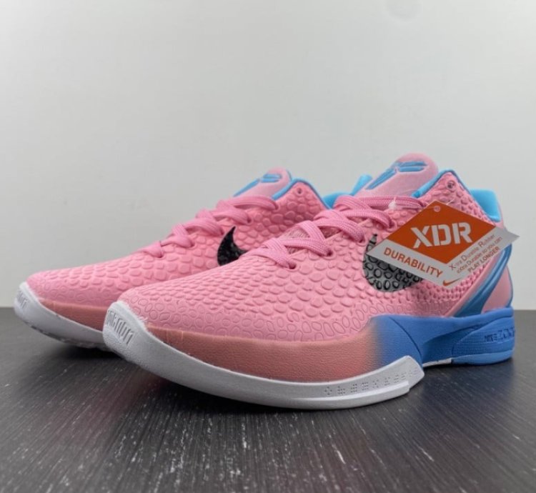 Nike Kobe 6 Protro Pink Blue Black-White