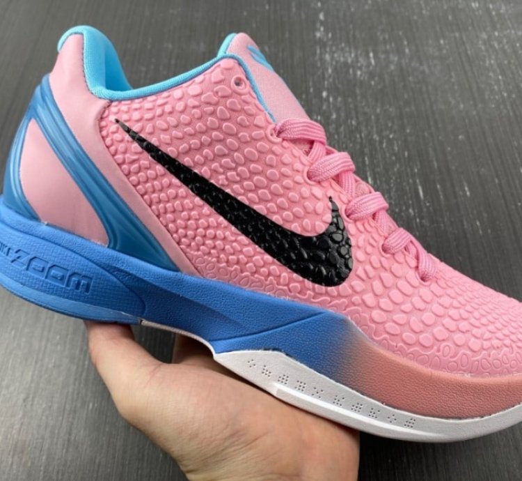 Nike Kobe 6 Protro Pink Blue Black-White