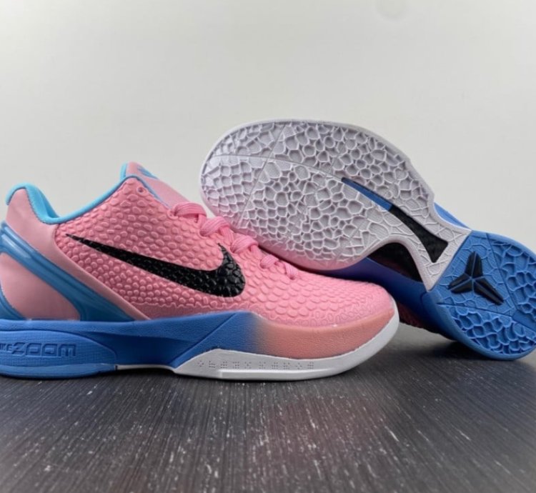 Nike Kobe 6 Protro Pink Blue Black-White