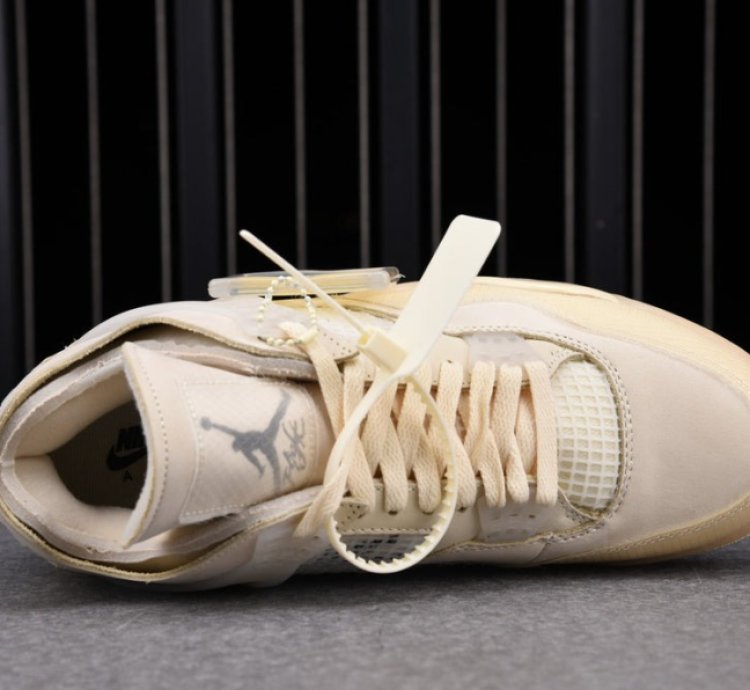 Air Jordan 4 Retro Off-White Sail