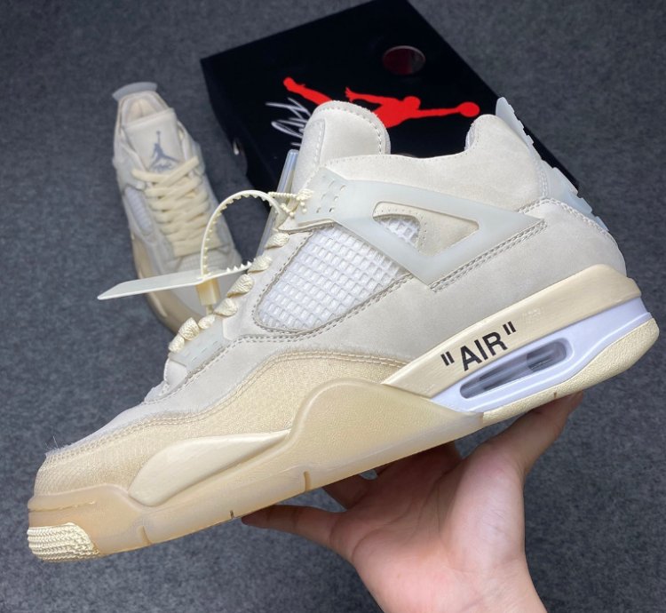 Air Jordan 4 Retro Off-White Sail