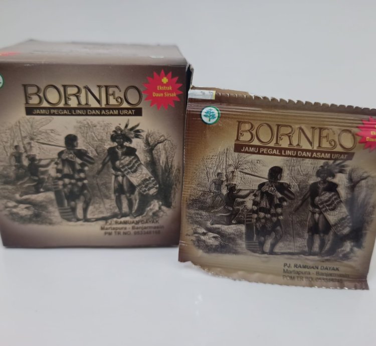Borneo Capsules Original Dayak Herbs For Rheumatic Lumbago Pain
