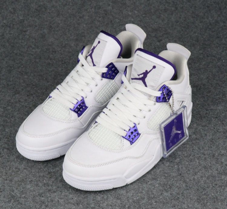 Air Jordan 4 Retro Metallic Purple