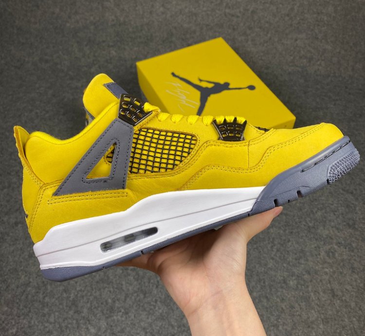 Air Jordan 4 Retro Lightning Yellow 2021