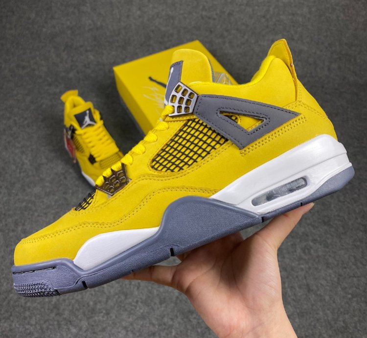 Air Jordan 4 Retro Lightning Yellow 2021