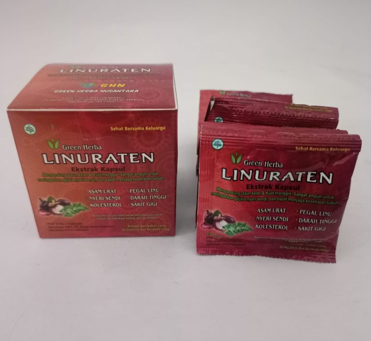 Linuraten Herbs Capsules for Gout Cholesterol High Blood Pressure