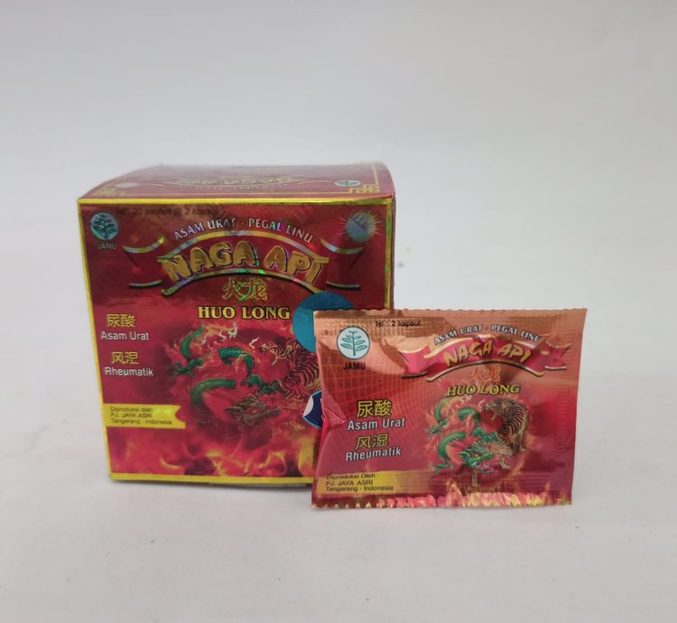 Naga Api Huo Long Traditional Capsule For Back Pain Gout