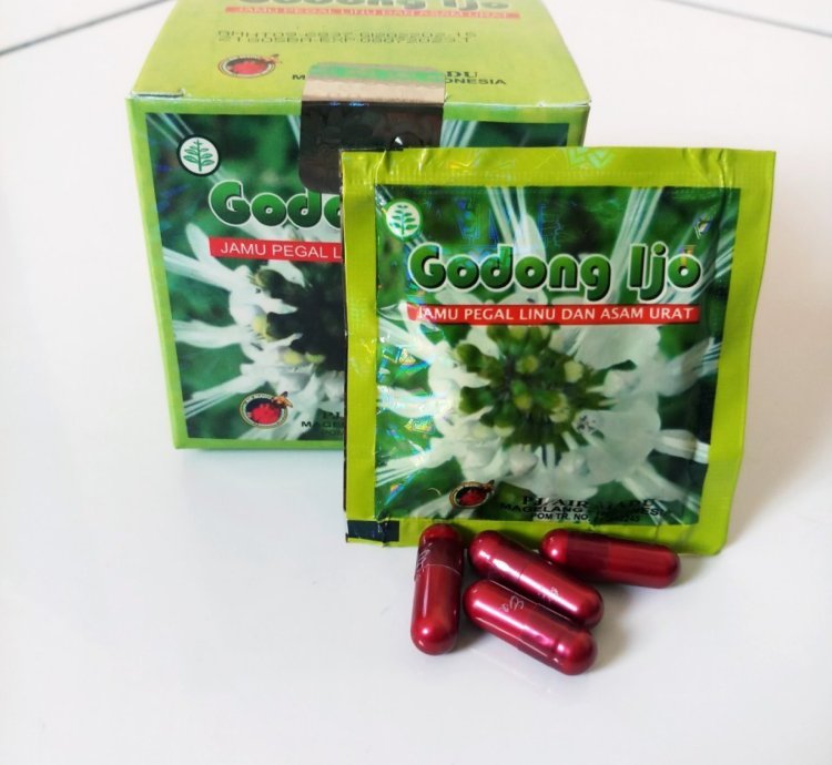 Godong Ijo Capsules For Gout,Chronic Rheumatism, Cholesterol